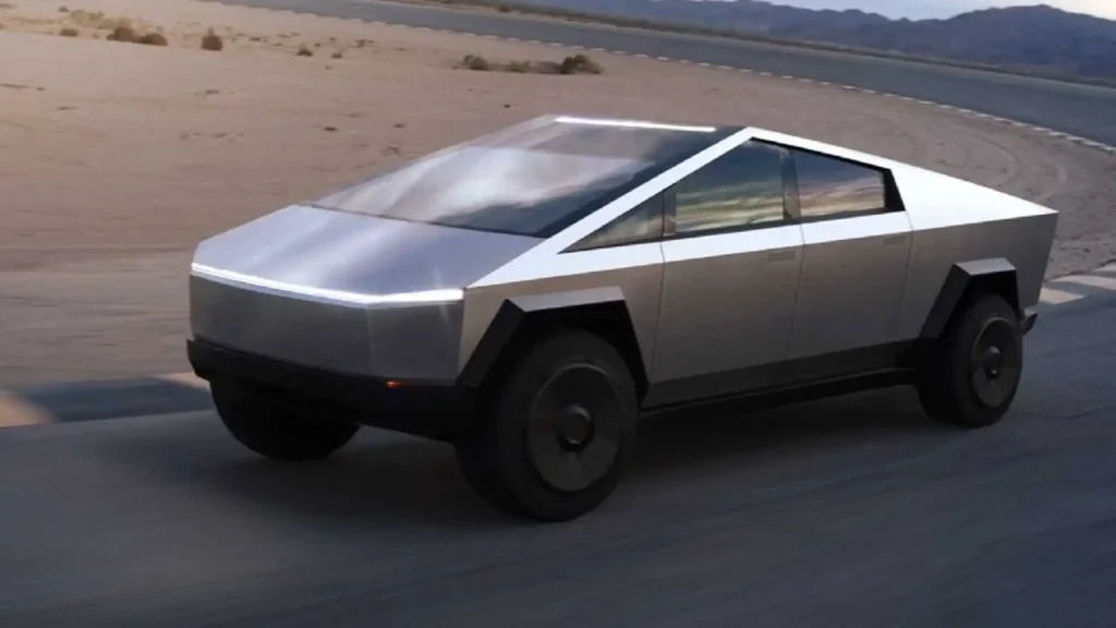 Tesla Cybertruck en pista